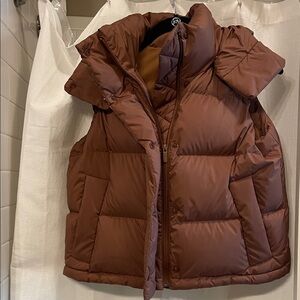 Lululemon Athletica Brown Puffer Vest